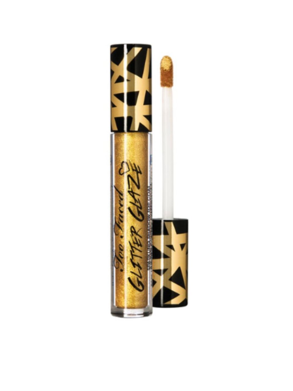Limited Edition Too Faced Glitter Glaze Sparkling Shadow Top Coat -Goldie Rocks